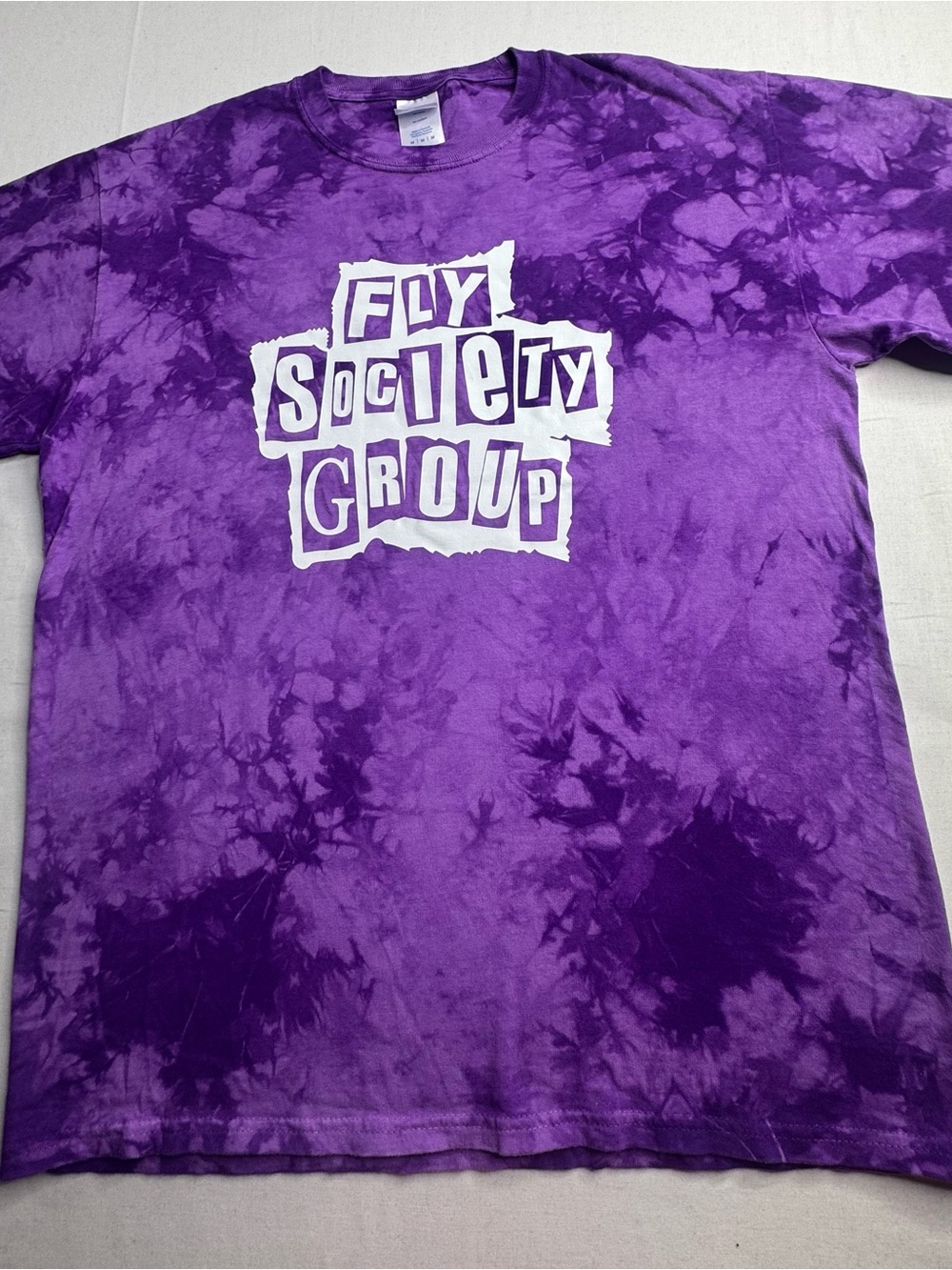Port and Company Purple Tie-Dye Graphic Tee